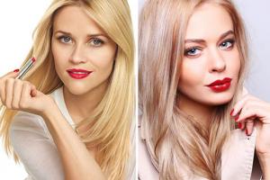 Red Lipstick Makeup: Bästa idéerna, videorna, tipsen och tricks Scarlet Lipstick Makeup för blondiner