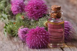 Custom use of milk thistle oil - learning how to make face and hair masks