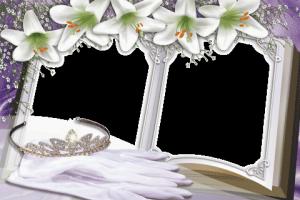 Bröllopsfotoramar, collage och kort online