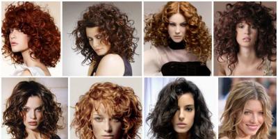 Haircuts for curly hair (66 photos)