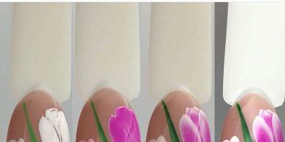 Simple nail patterns for beginners (50 photos) - Step-by-step instructions Drawing on false nails