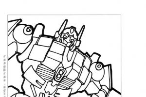 Transformers i förklädnad målarbok för pojkar